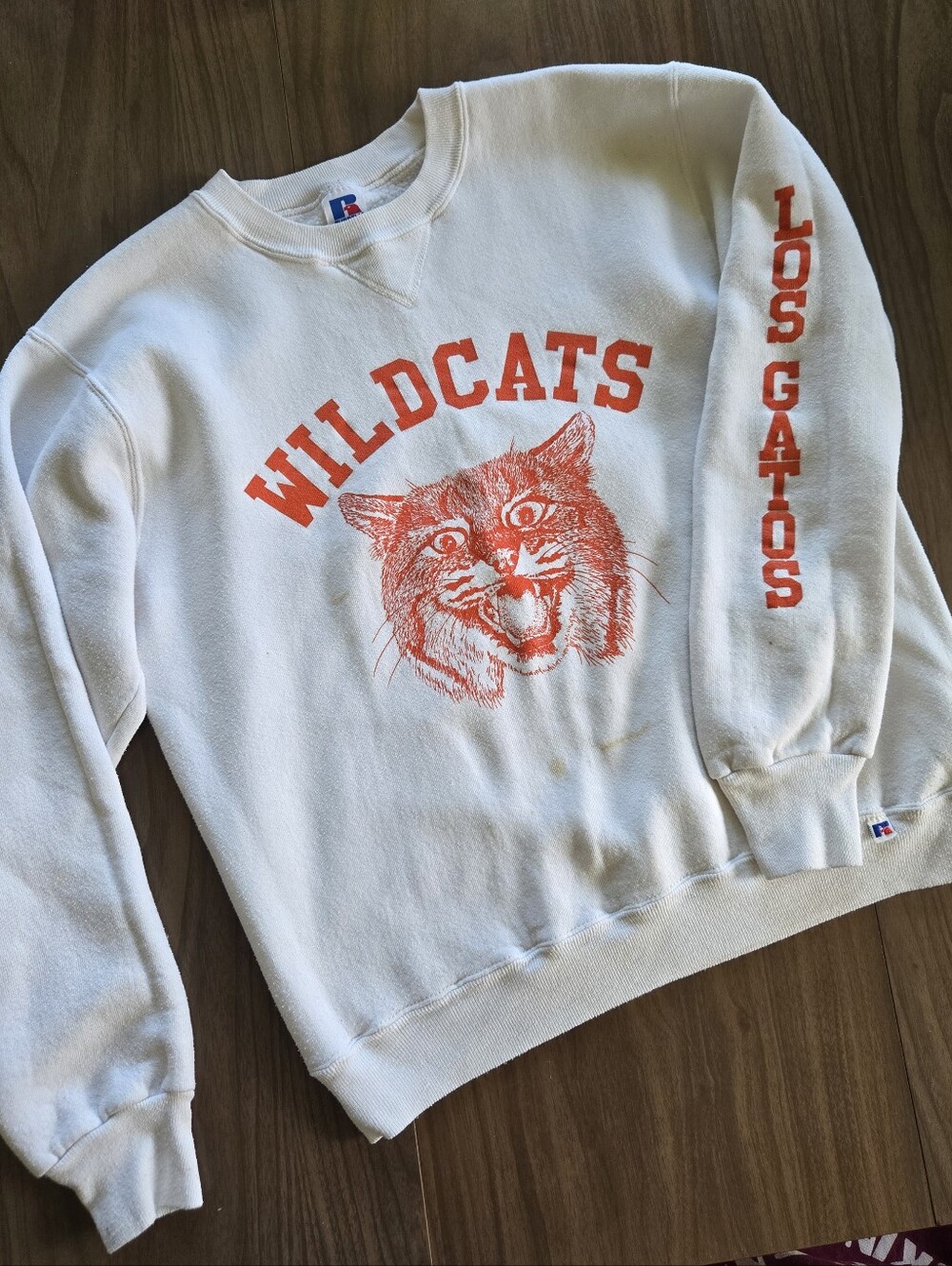 Vintage 'Wildcats' Crewneck Sweatshirt - Los Gatos